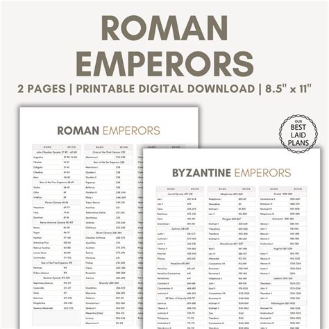talisman emperor wiki|chronological list of roman rulers.